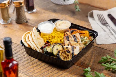 Tofu kabob from Ikaria Kitchen catering